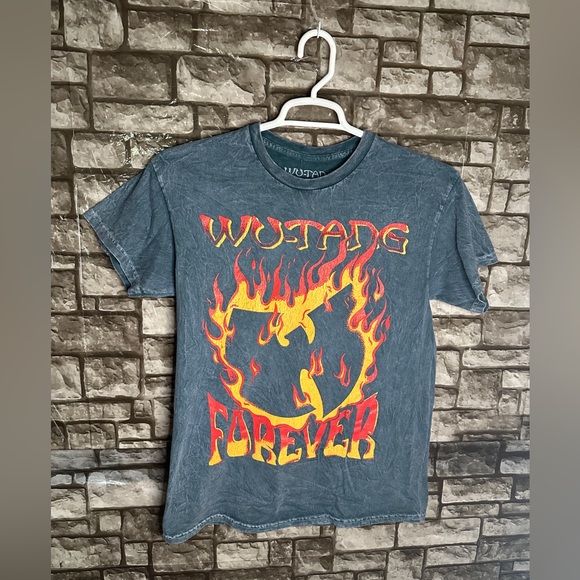 NWOT Wu-Tang Acid Wash Graphic Tee Size Unisex Small - Picture 1 of 8